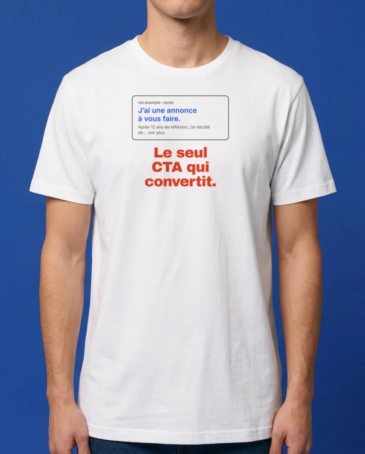 J’ai une annonce à vous faire… voir plus – T-shirts