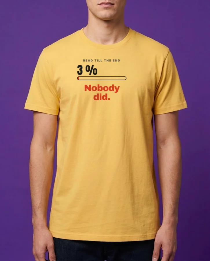 Read till the end – T-shirts