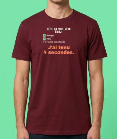 Un post. Zéro émoji. – T-shirts