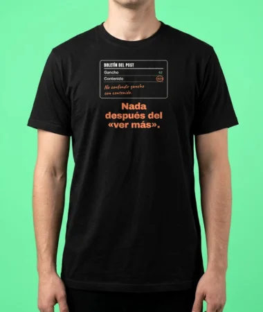 Gancho: 10. Contenido: 404. – Camisetas