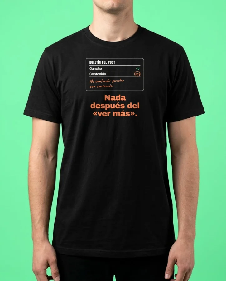 Gancho: 10. Contenido: 404. – Camisetas