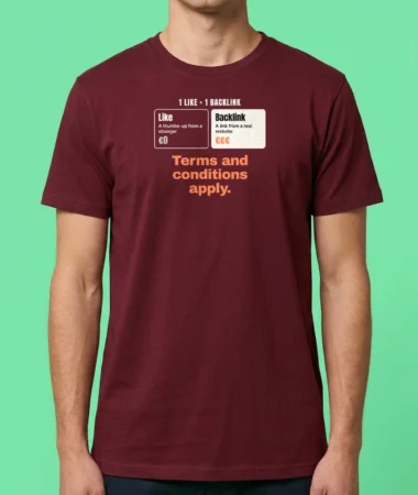 1 like = 1 backlink – T-shirts