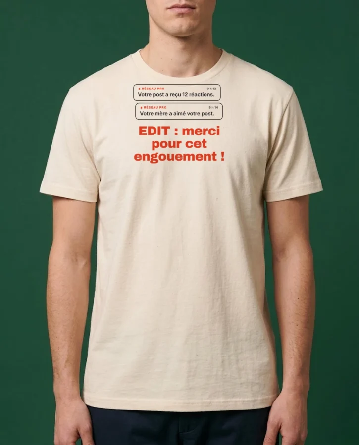 Edit : merci pour les 12 likes ! – T-shirts