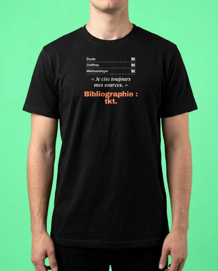 Sources : tkt – T-shirts