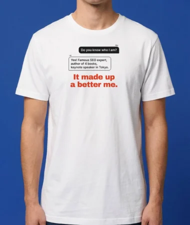 I asked the AI if it knew me – T-shirts