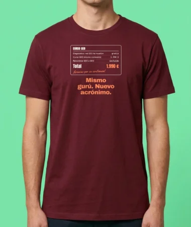 El SEO ha muerto. Compra mi curso GEO. – Camisetas