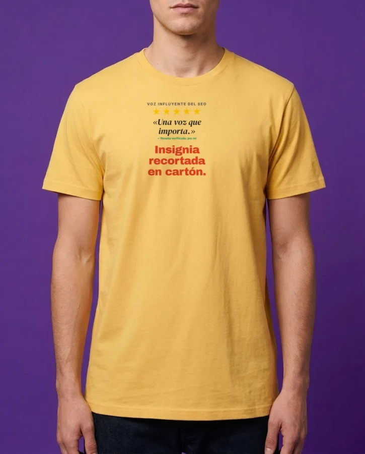 Voz influyente autoproclamada – Camisetas