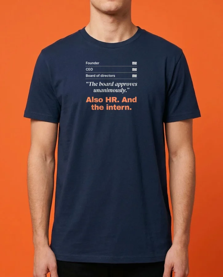 Founder & CEO of myself – T-shirts