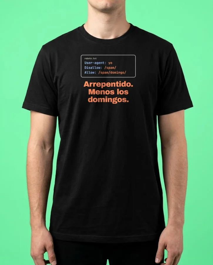 Ex black hat, arrepentido – Camisetas