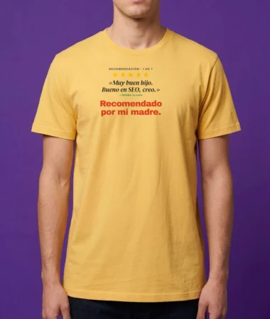 Recomendado por mi madre – Camisetas