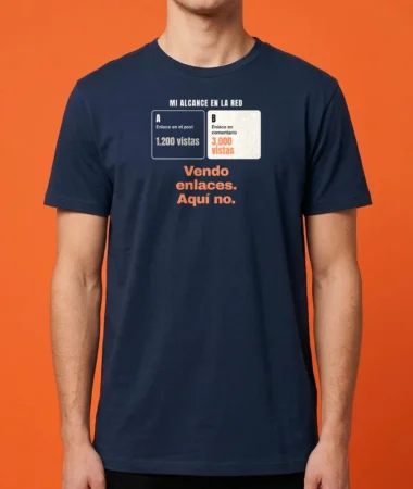 ¿Un enlace en el post? Jamás. – Camisetas