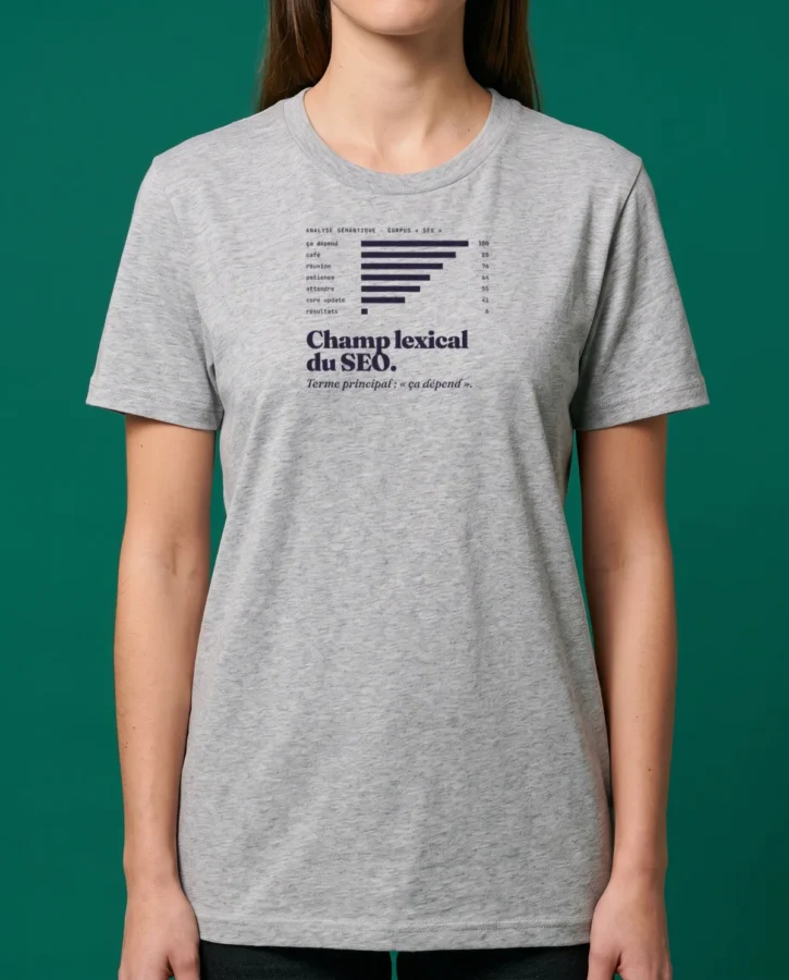 Champ lexical du SEO – T-shirts