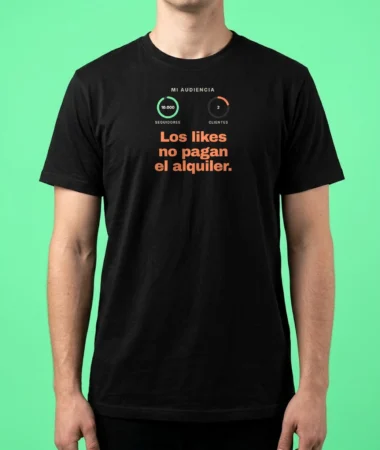 Seguidores: 10.000. Clientes: 2 – Camisetas