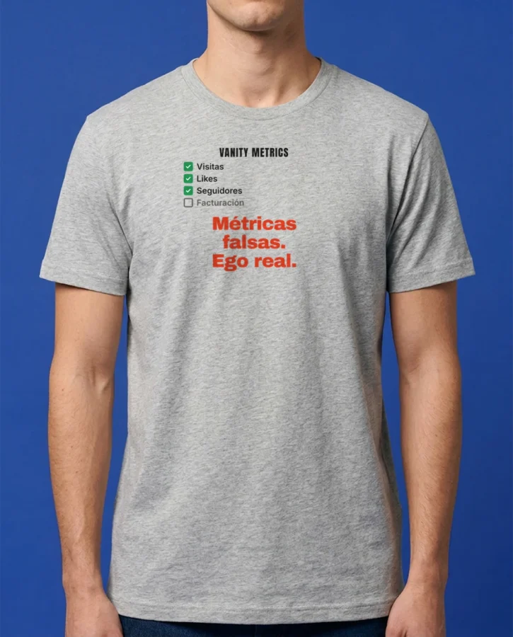 Vanity metrics – Camisetas