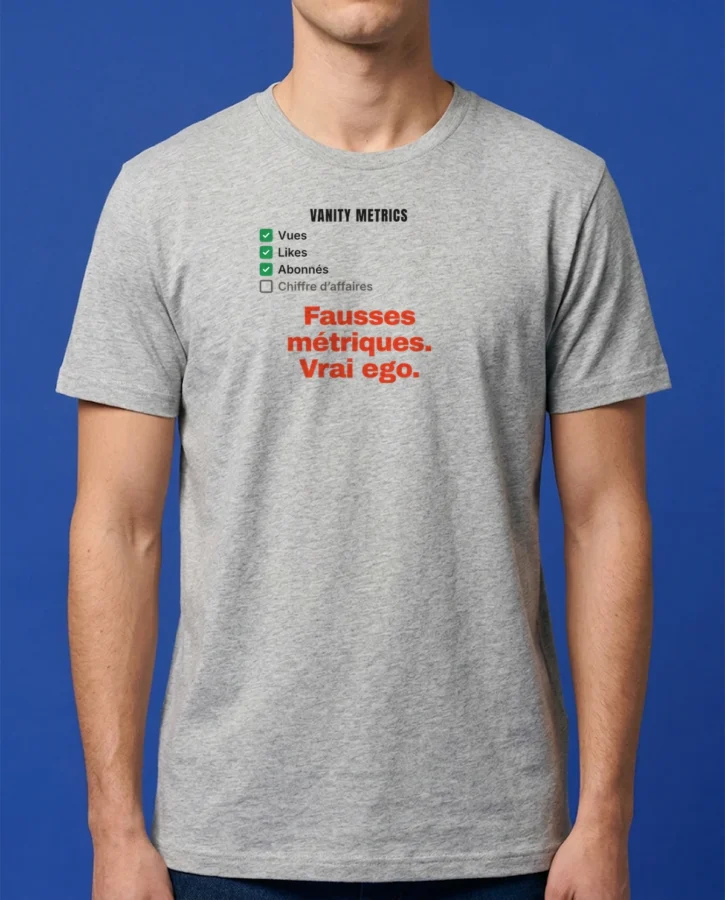 Vanity metrics – T-shirts