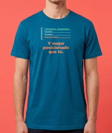 Mi comentario es más largo que tu post – Camisetas