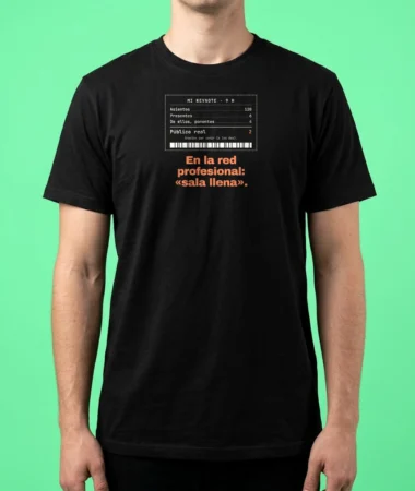 Keynote ante 6 personas – Camisetas