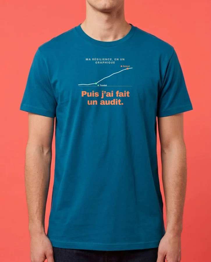 Je suis tombé. Je me suis relevé. J’ai fait un audit. – T-shirts