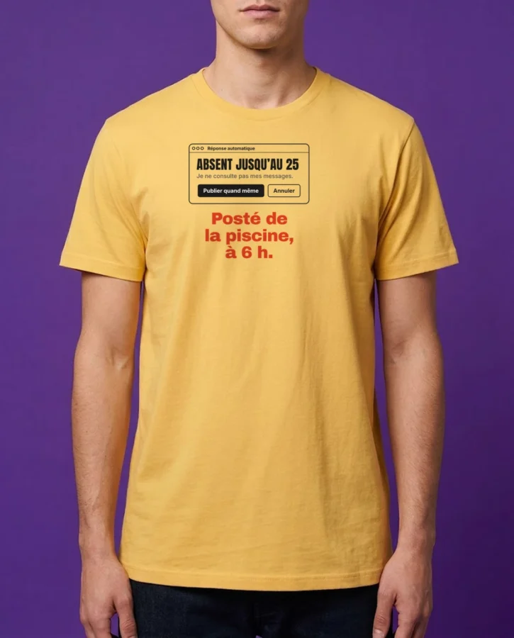 Out of office. Mais j’ai posté. – T-shirts