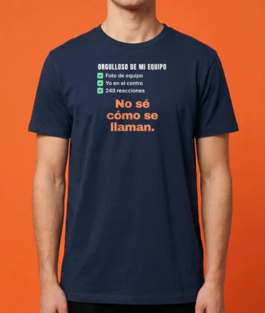 Orgulloso de mi equipo – Camisetas
