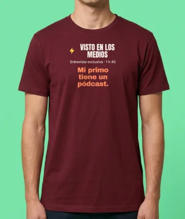 Entrevistado por un medio – Camisetas