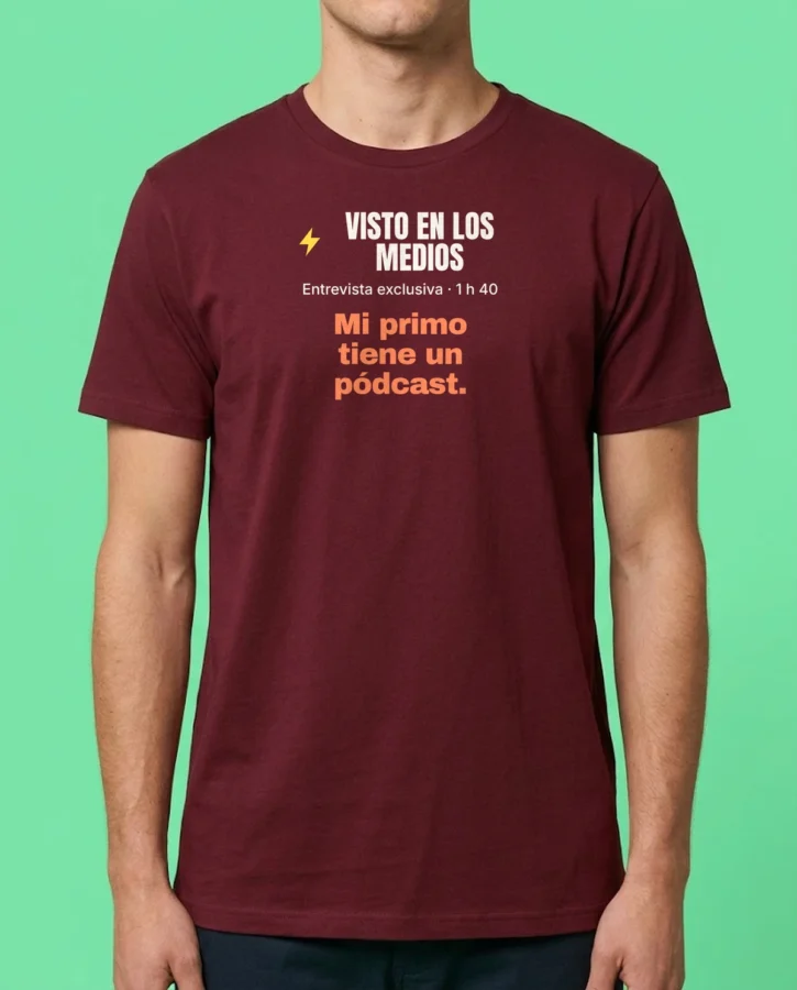 Entrevistado por un medio – Camisetas