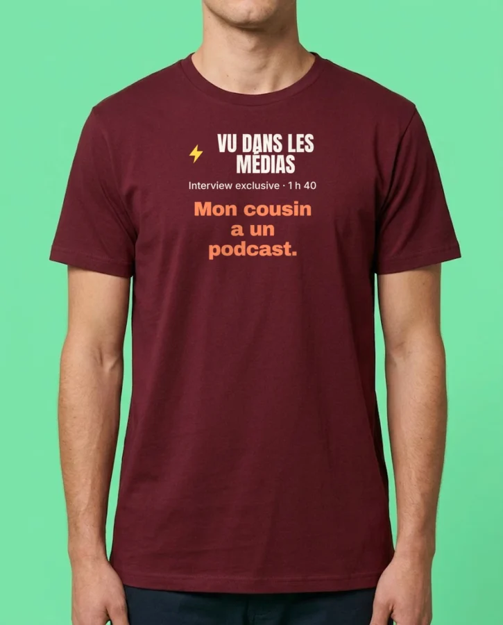 Interviewé par un média – T-shirts