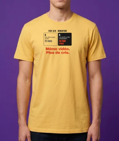 J’ai testé le SEO (choquant) – T-shirts