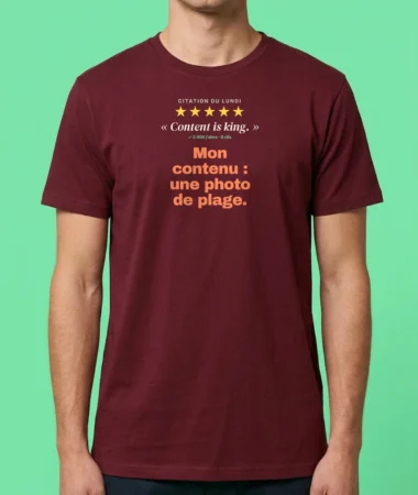 Citation sur coucher de soleil – T-shirts