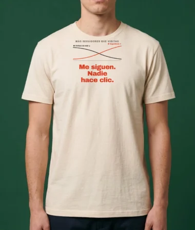 Más seguidores que visitas – Camisetas