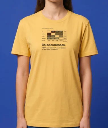 Co-occurrences – T-shirts