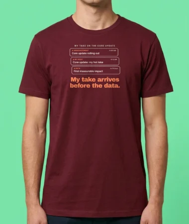 My take on the core update – T-shirts
