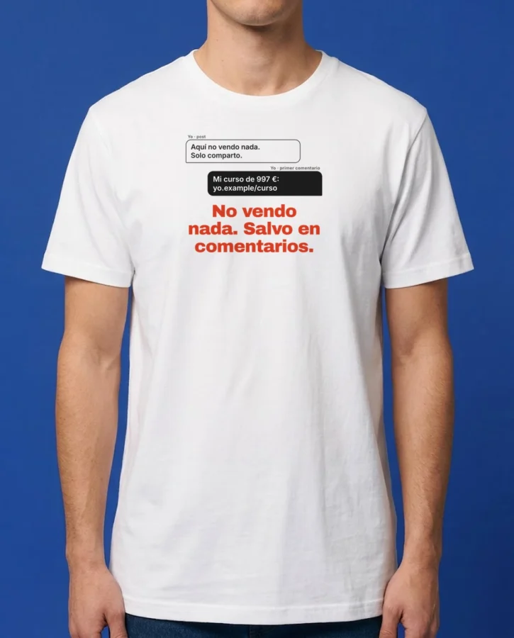 No vendo nada – Camisetas