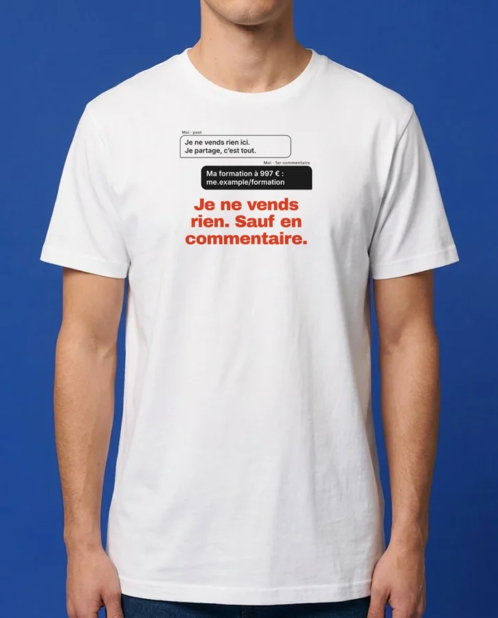 Je ne vends rien – T-shirts