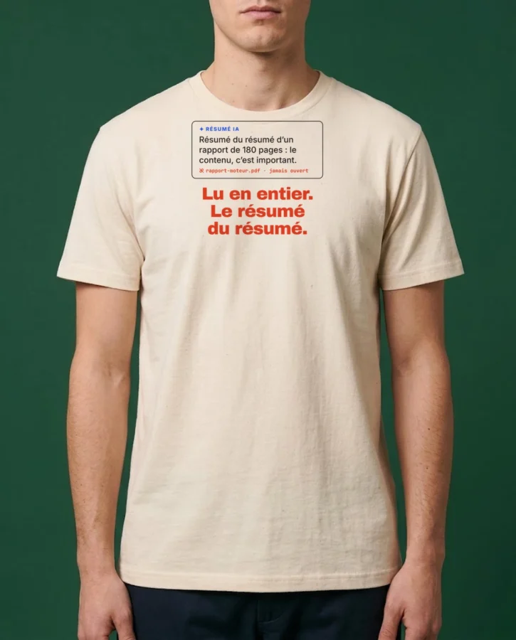 J’ai lu le rapport du moteur en entier – T-shirts
