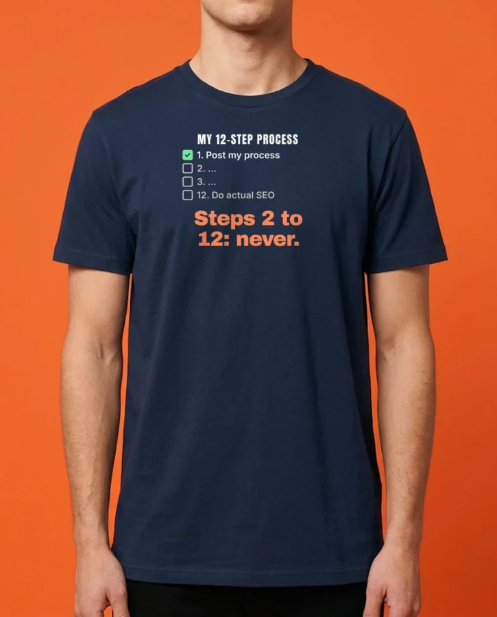 My 12-step process – T-shirts