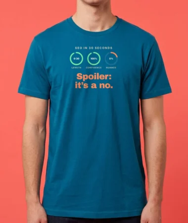 SEO in 30 seconds – T-shirts