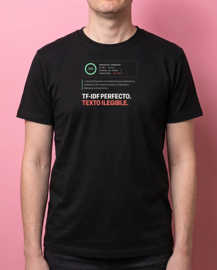 TF-IDF perfecto – Camisetas