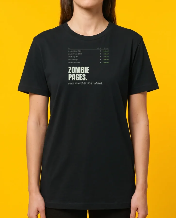 Zombie pages – T-shirts