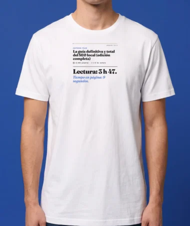 Lectura: toda una vida – Camisetas