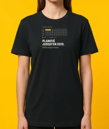Calendrier jusqu'en 2029 – T-shirts