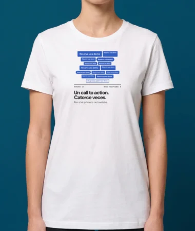 Reserva una demo ×14 – Camisetas