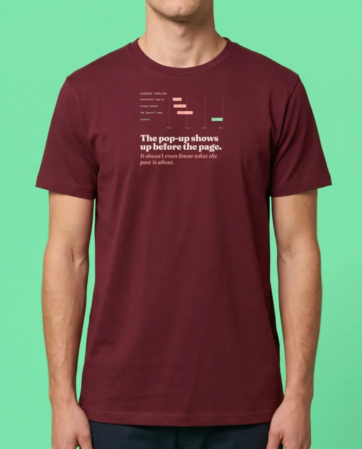 Don't leave! – T-shirts