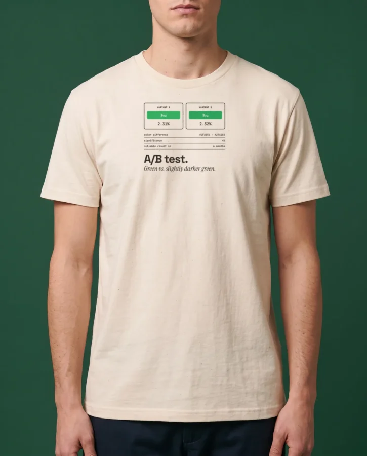 Green vs dark green – T-shirts