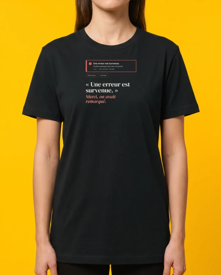 Une erreur est survenue – T-shirts