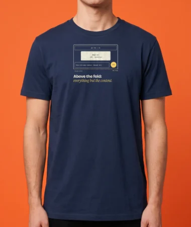 Above the fold – T-shirts