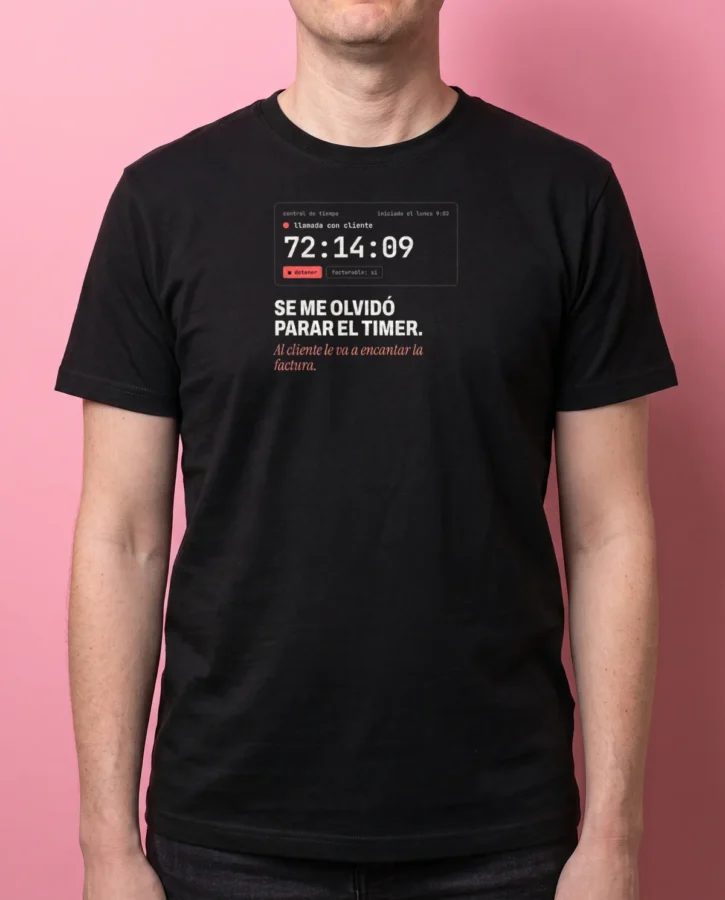 Timer olvidado: 72 h – Camisetas