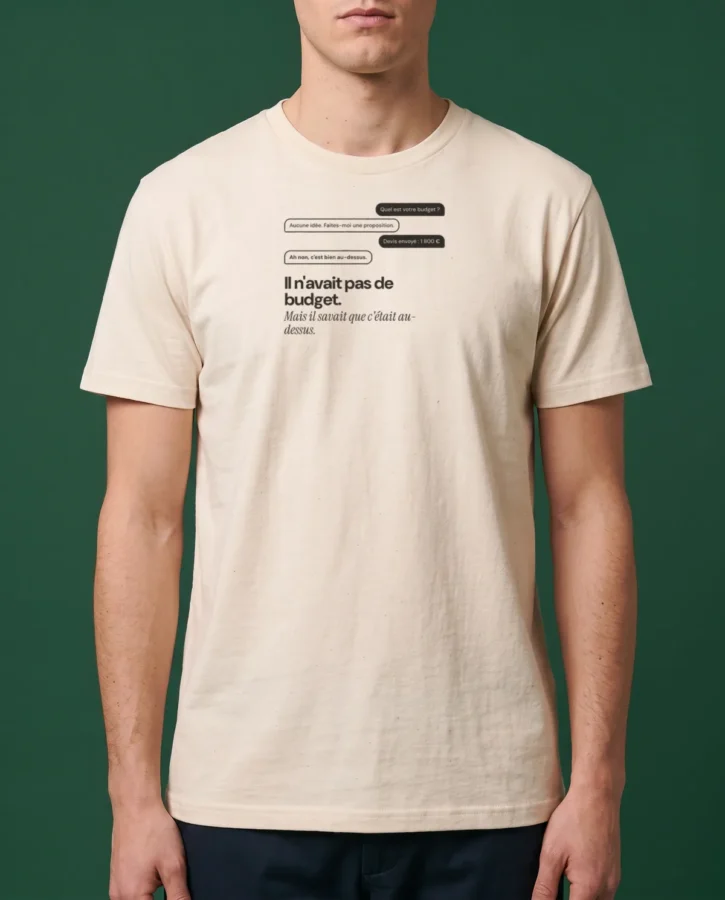 Le client a un budget – T-shirts