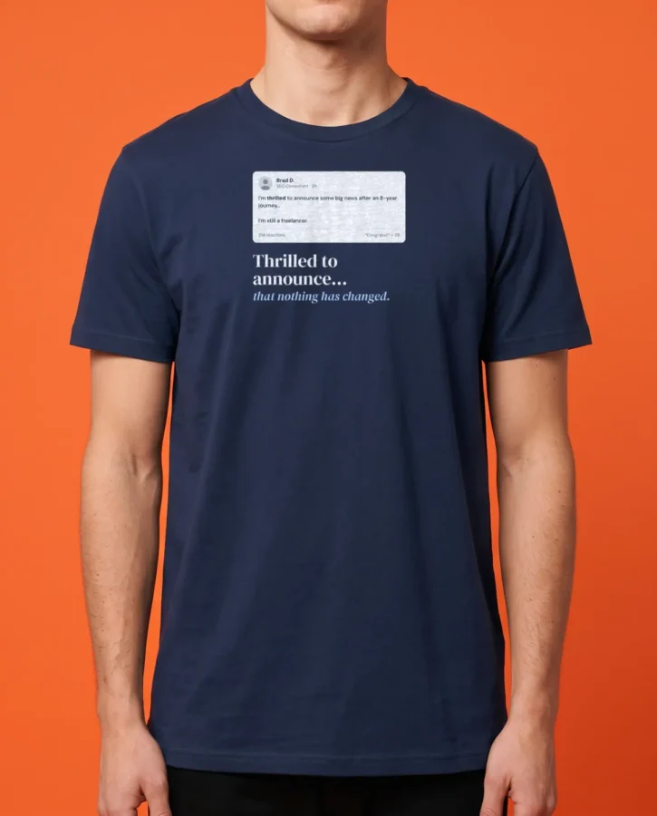 Thrilled to announce – T-shirts