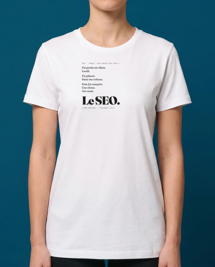 Une phrase par ligne – T-shirts